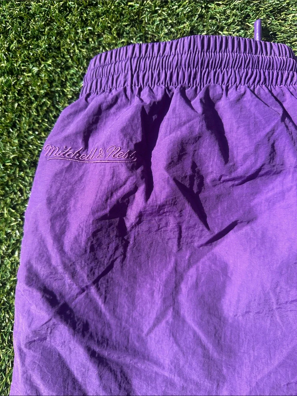 Mitchell & Ness Purple Los Angeles Lakers NBA Champs Shorts